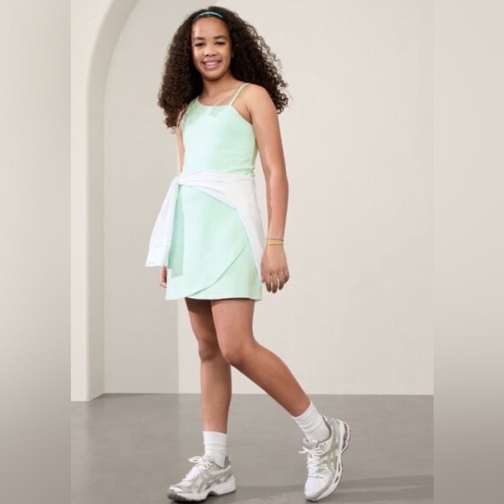 NWT Athleta Girl Stand Out Oasis Blue Dress Size XXL/16